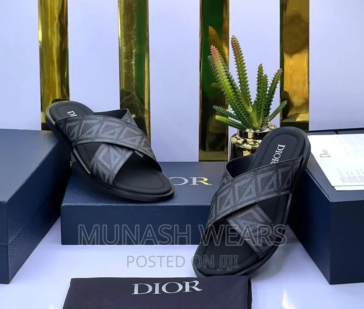 Dior Leather Slipers