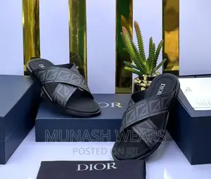 Dior Leather Slipers