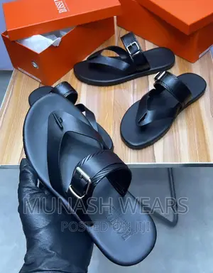 Italian Rossi Leather Slipers