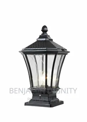Modern Bronze Pillar Garden Lamps