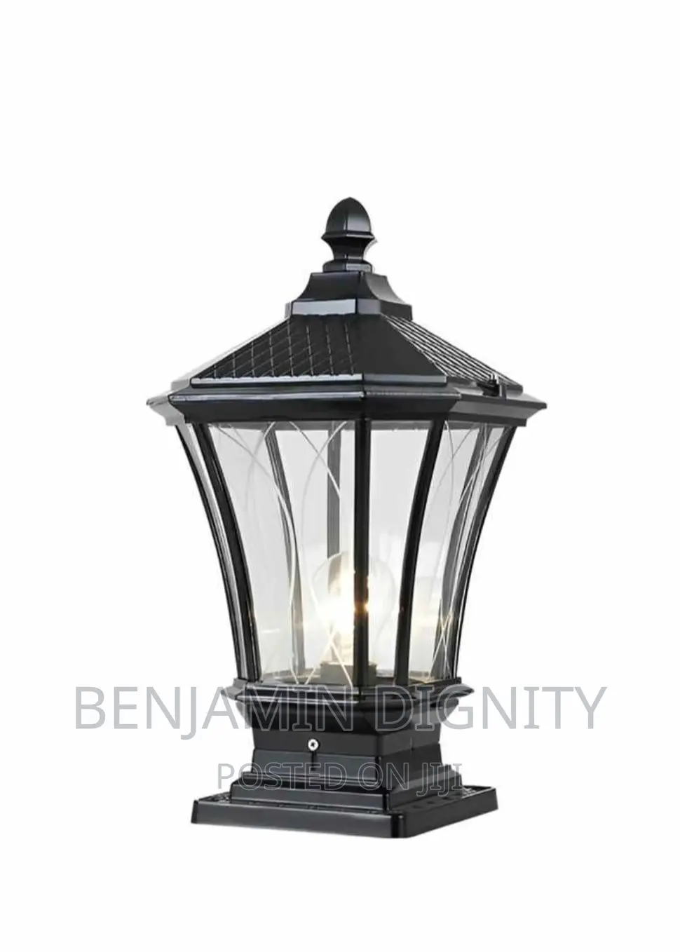 Modern Bronze Pillar Garden Lamps
