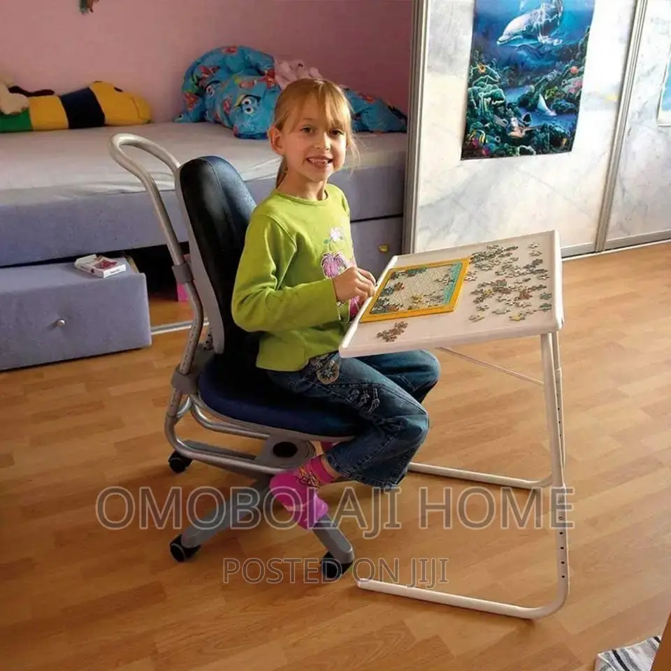 Foldable Adjustable Table Mate With Built in Cup Holder