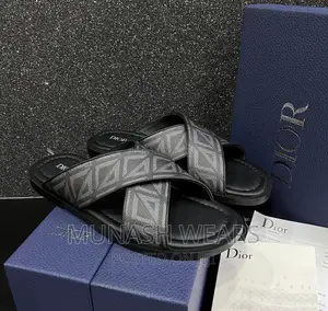 Original Dior Leather Slipers