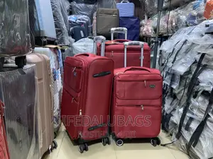 Set of Quality Seven Space Travel Luggage