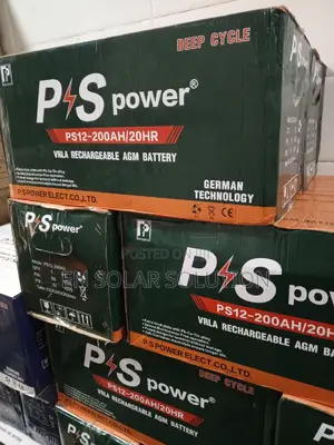 200ahs Solar Dry Cell Battery Available Now