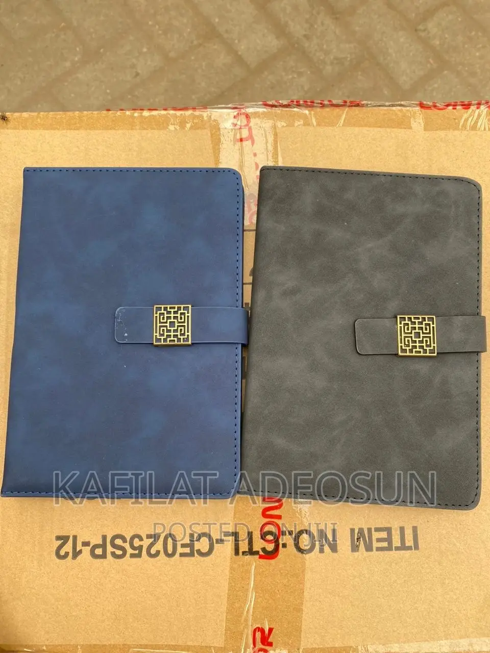 Notepad With Buckle Design
