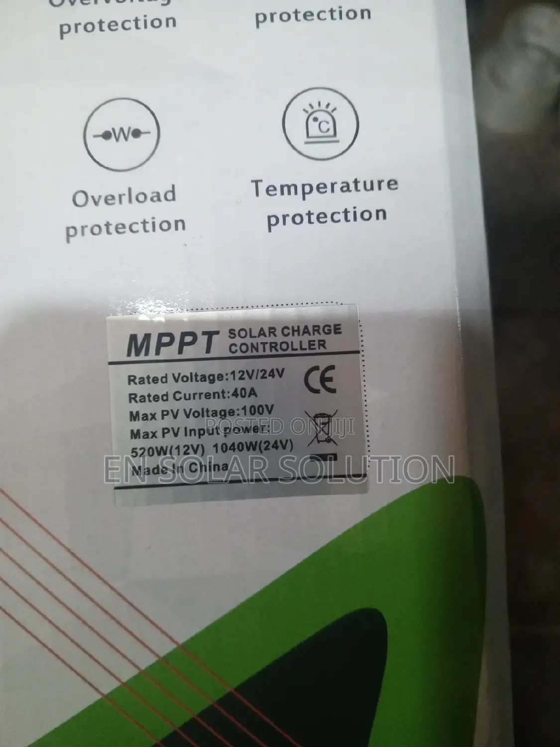 40a/12-24v MPPT Charge Controller Available Now