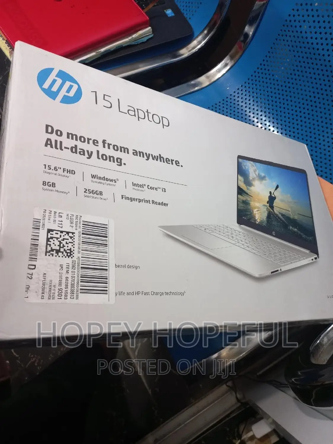 New Laptop HP 15 8GB Intel Core I3 SSD 256GB