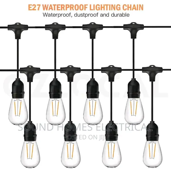 E27 Waterproof String Lights