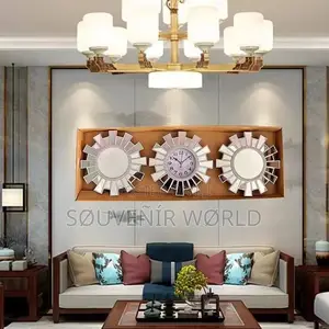 Luxury 3 in 1 Clock With Mirror