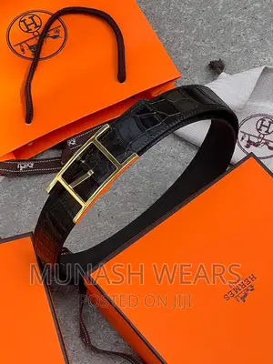 Luxury Original Hermes Leather Belt