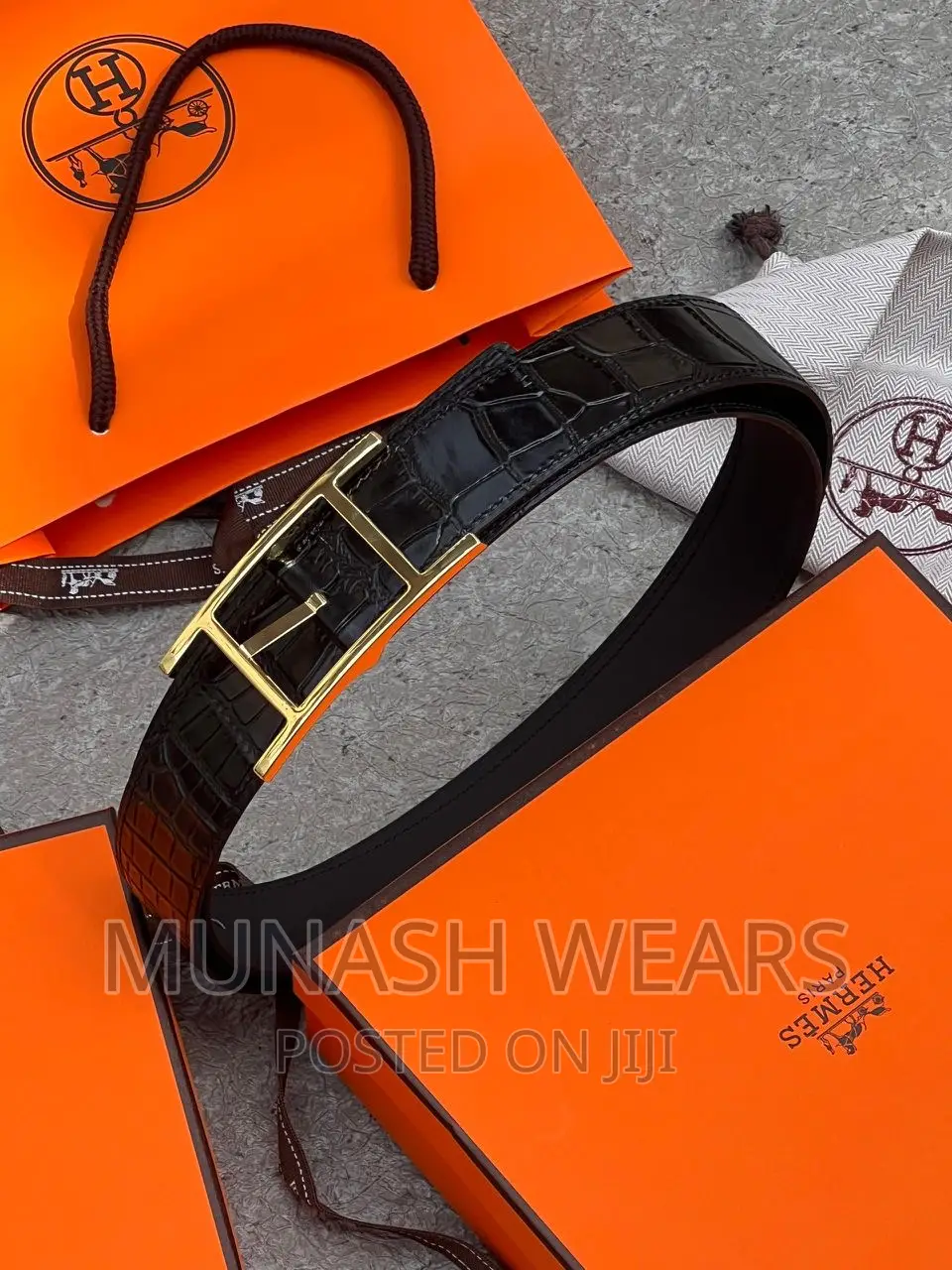 Luxury Original Hermes Leather Belt
