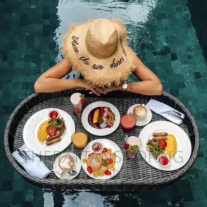 Floating Rattan Basket