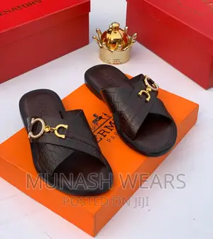 Italian Leather Slipers