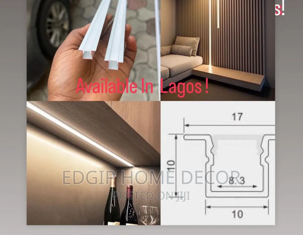 Bar Lightning Profile Recessed Aluminum Linear