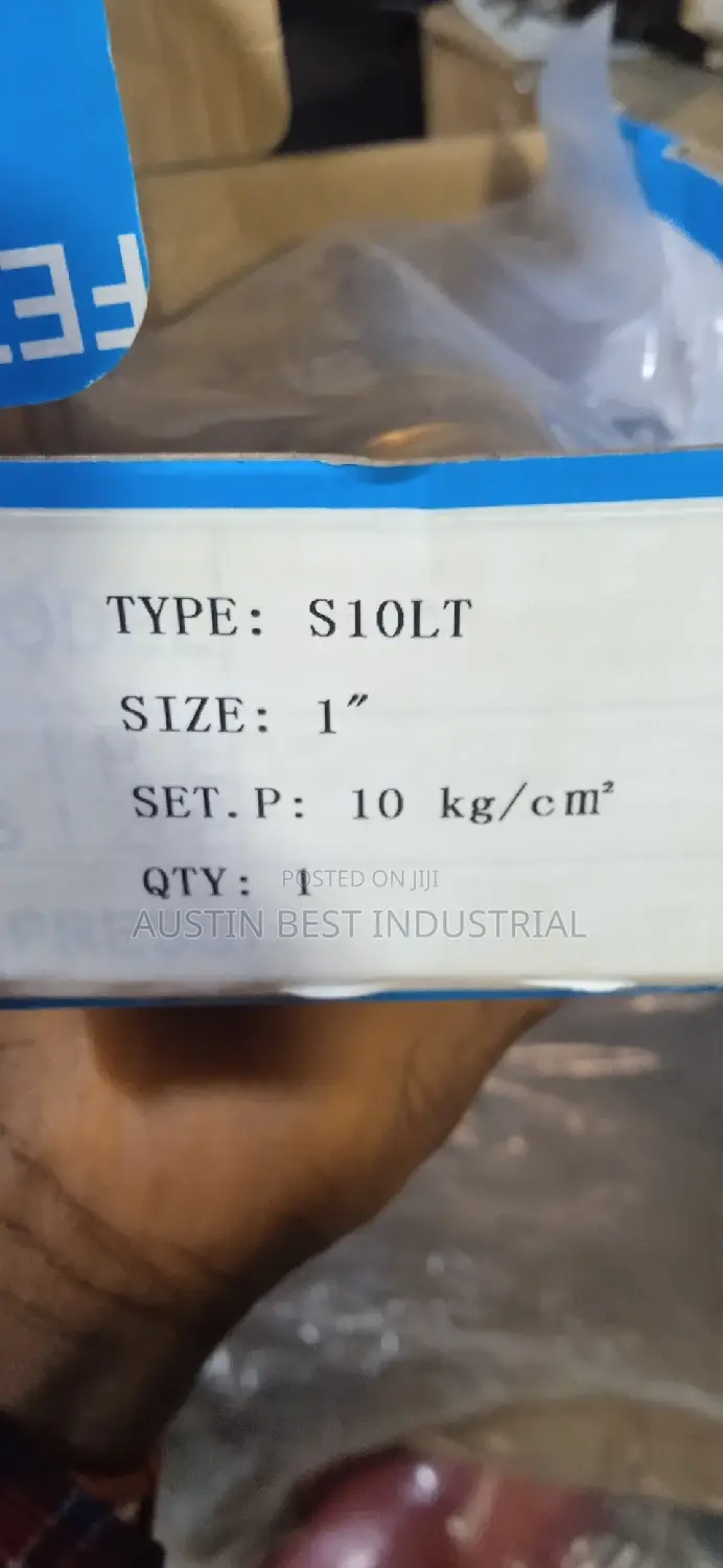 Safety Valve 1inch 10bar