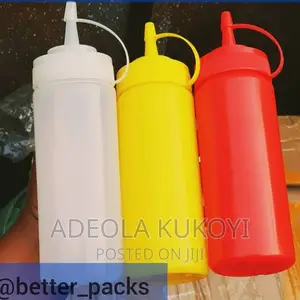 12pcs of 600ml Plastic Squeeze Bottle