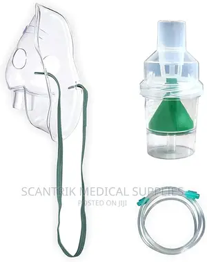 Alpha Nebulizer Mask Kit and Pipe Set With Medicine Cup