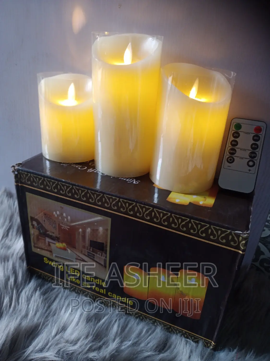 Swing LED Candle Light Like Real One - With Remove Control
