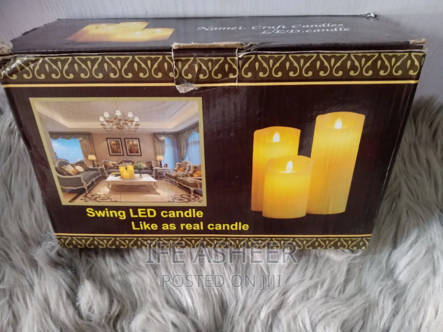 Swing LED Candle Light Like Real One - With Remove Control