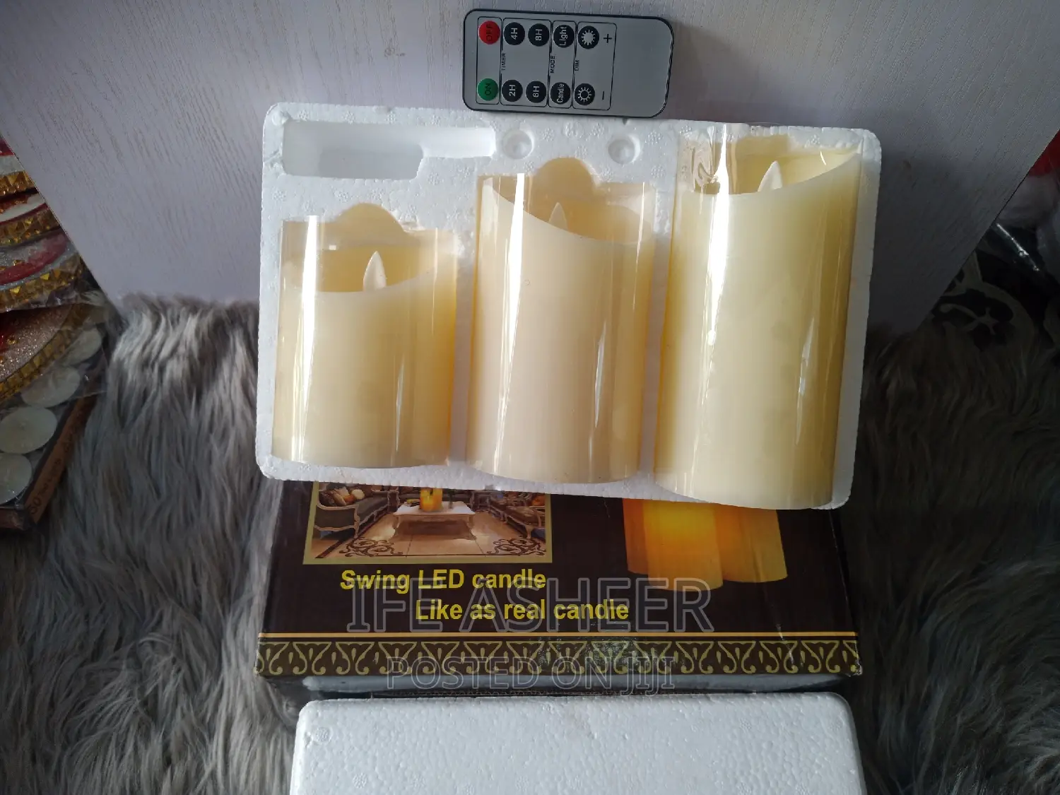 Swing LED Candle Light Like Real One - With Remove Control