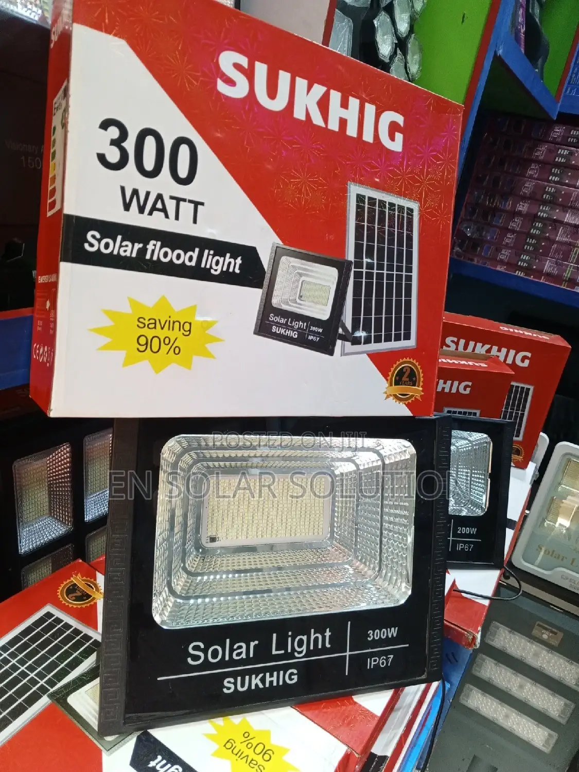 300watts Solar Flood Lights Available Now