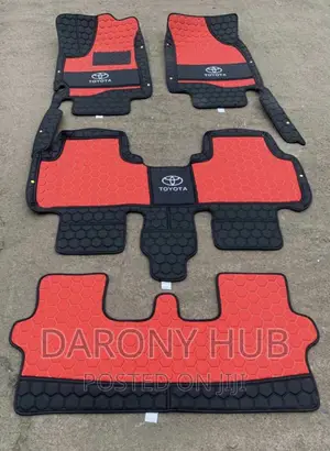 Quality 3rows BRANDED Toyota Floormat