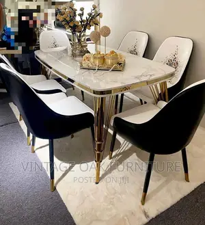 Classic Foreign Marble Dining Set