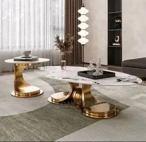 Exclusive Luxury Marble Centre Table With It's Side Stool