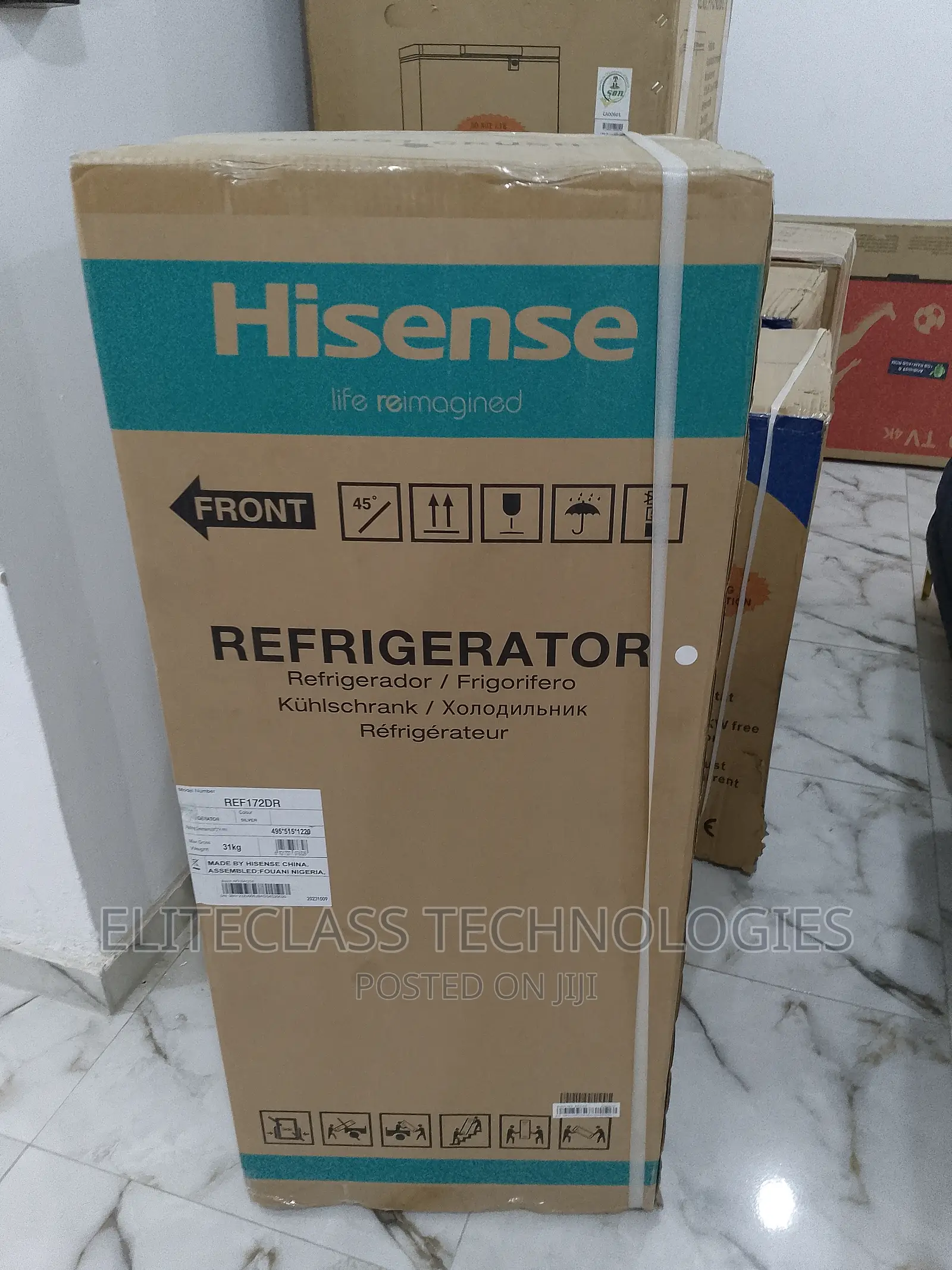 Hisense REF172DR 124 Litres Top Freezer Refrigerator