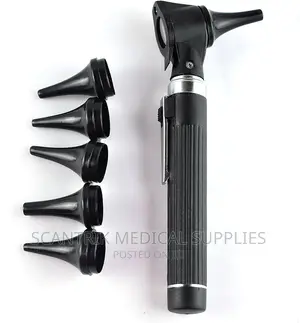Pocket Otoscope LED Light Ear Scope With Battery Handle