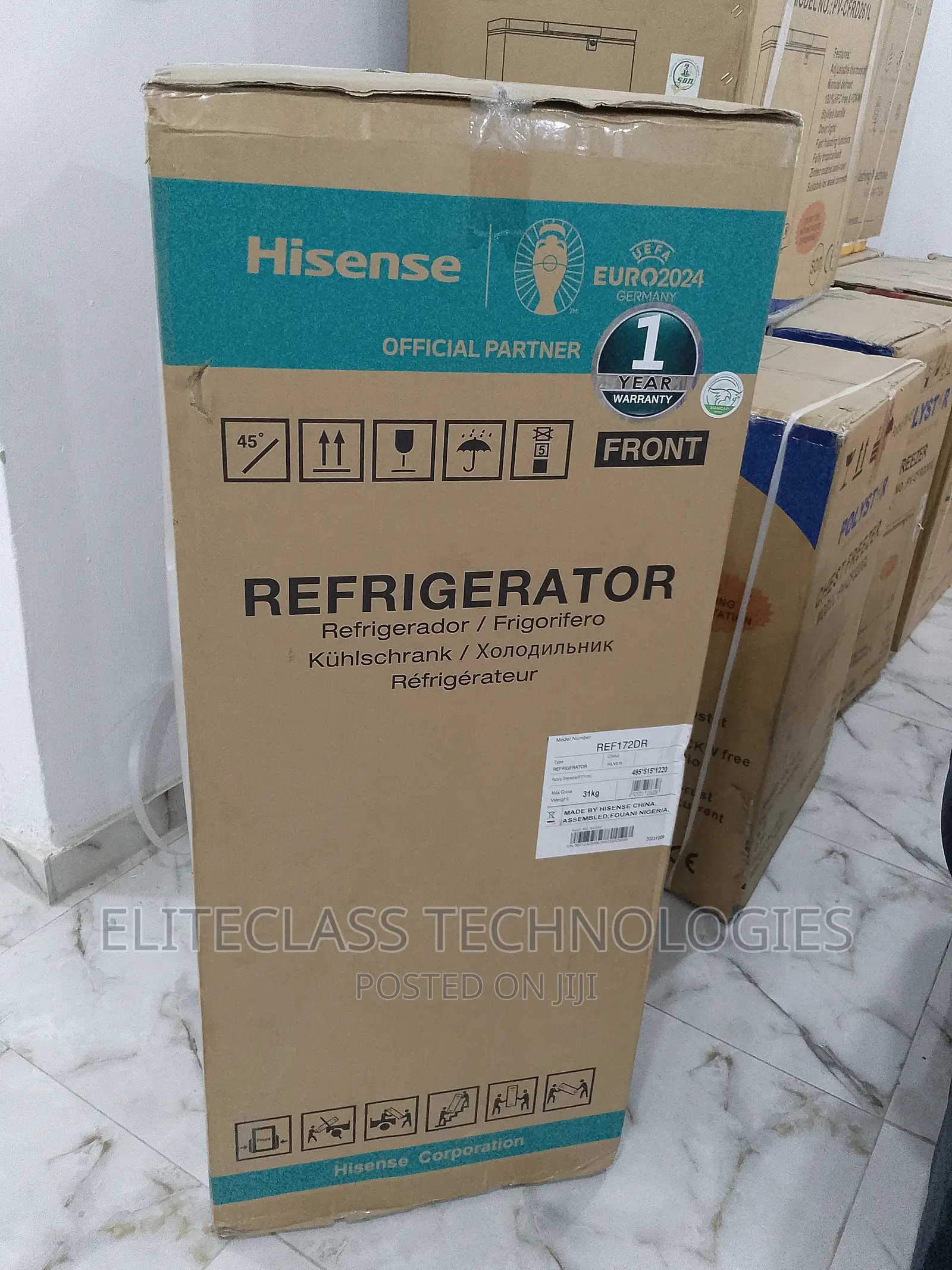 Hisense REF172DR 124 Litres Durable Top Freezer Refrigerator