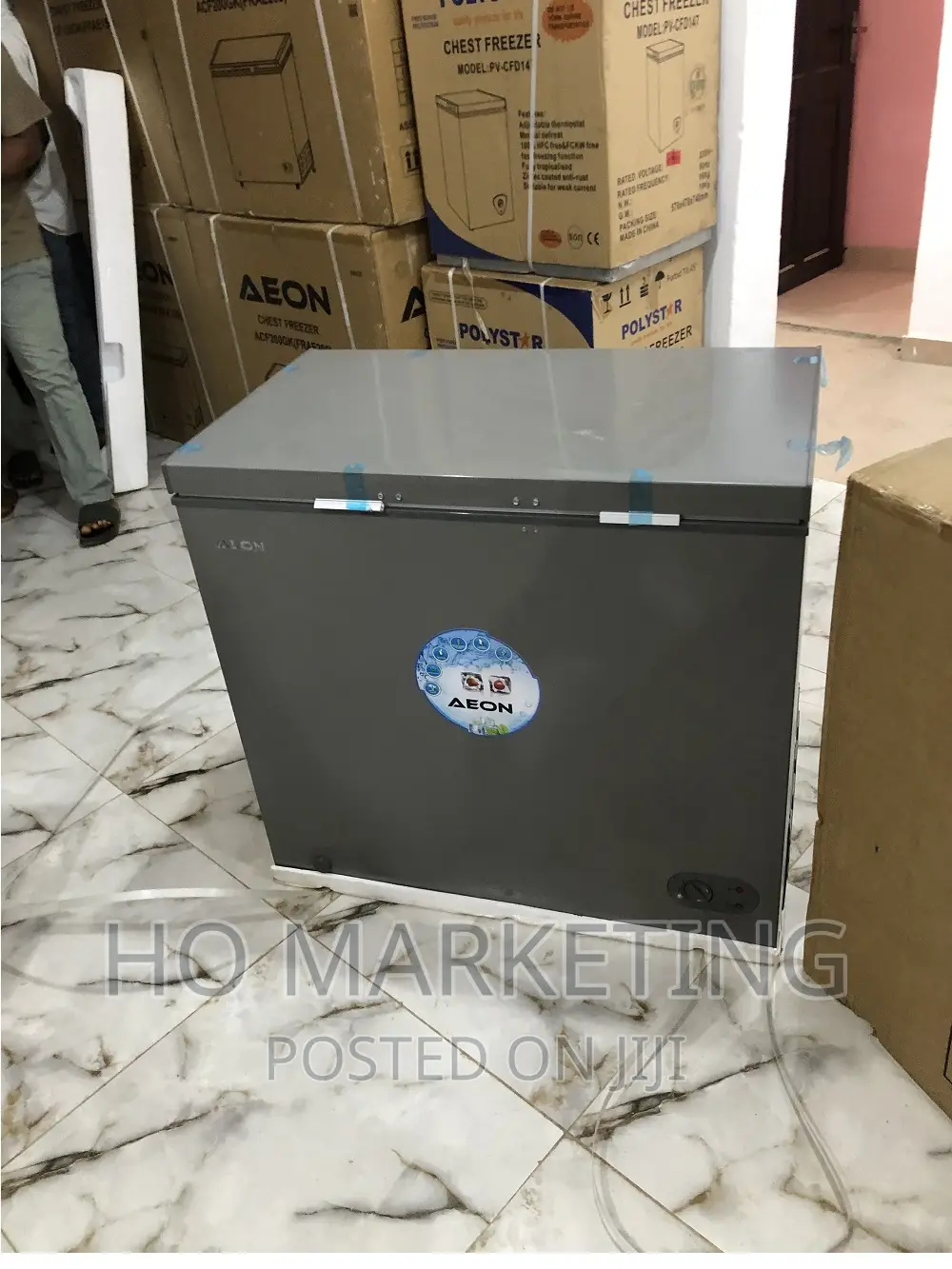 Aeon 200 Liters Chest Freezer -Silver Color