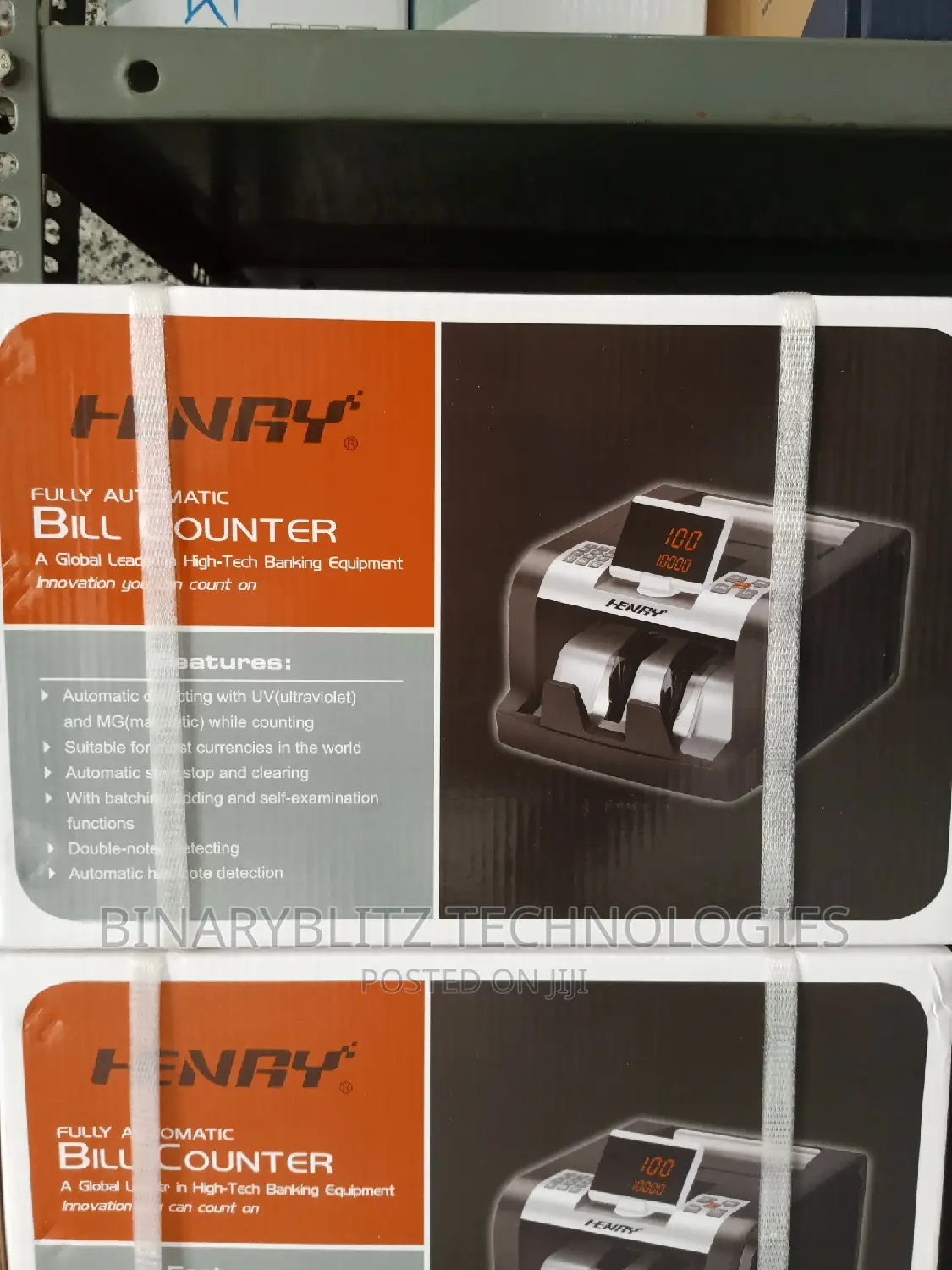 Henry Full Automated Bill Counter