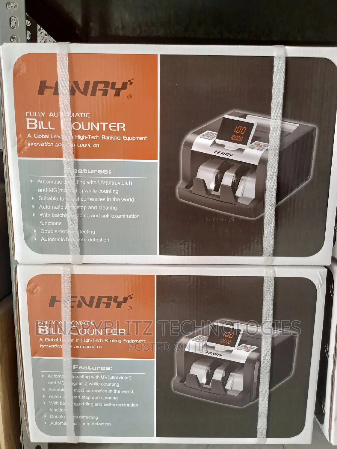 Henry Full Automated Bill Counter