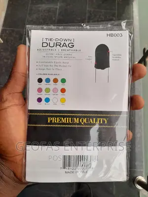 Original Black Premium Quality Silky Durag