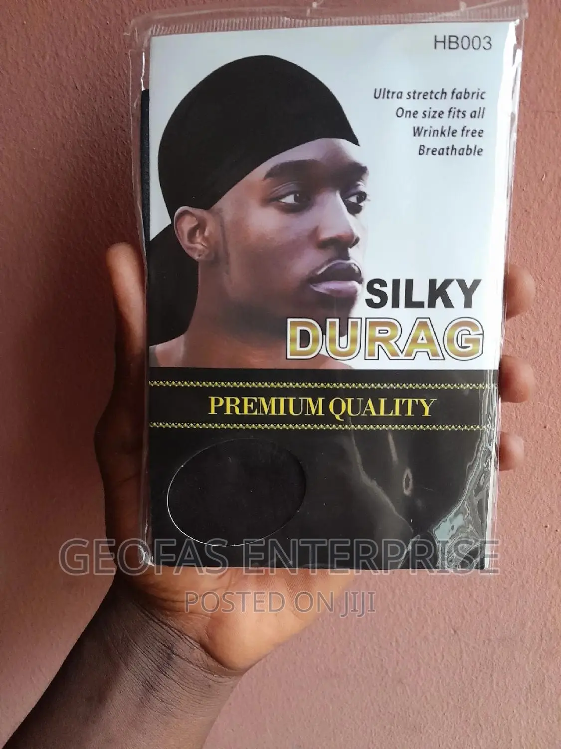 Original Black Premium Quality Silky Durag