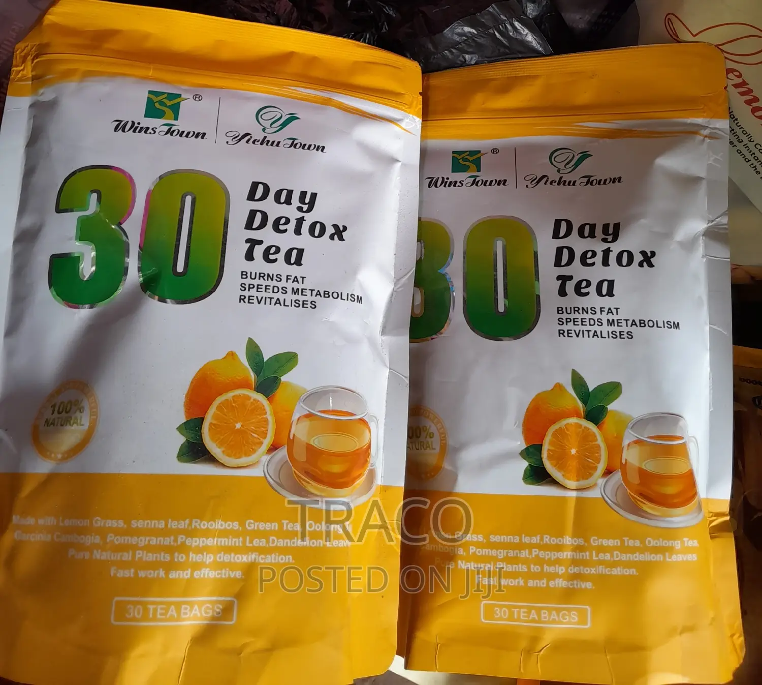 30 Day Detox Tea (Lemon Flavour) Herbal for Detoxification in Lagos