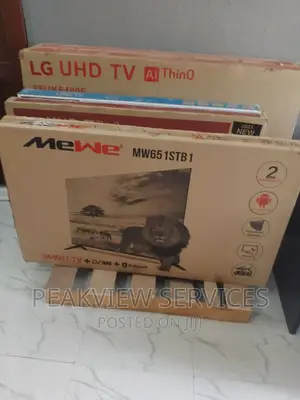 Fast Selling (65 Inches) Mewe Frameless Tv+1 Year Warranty