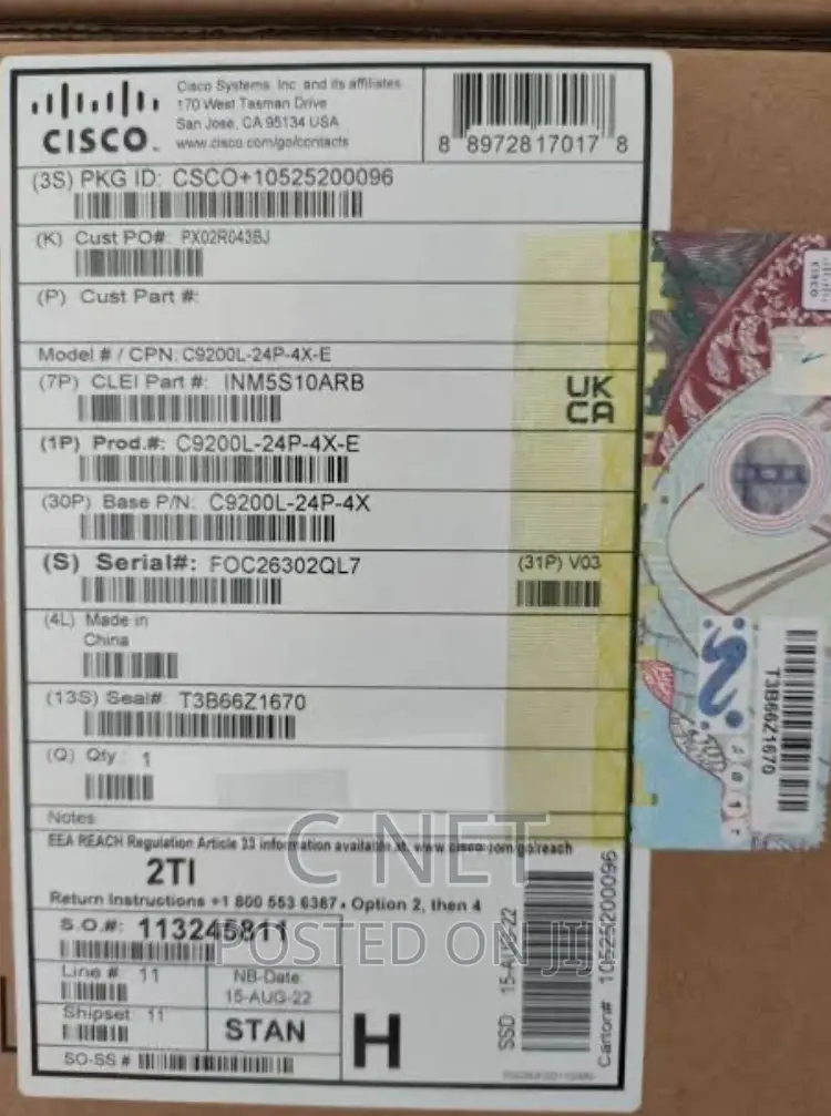 Cisco C9200l 24p 4x-E
