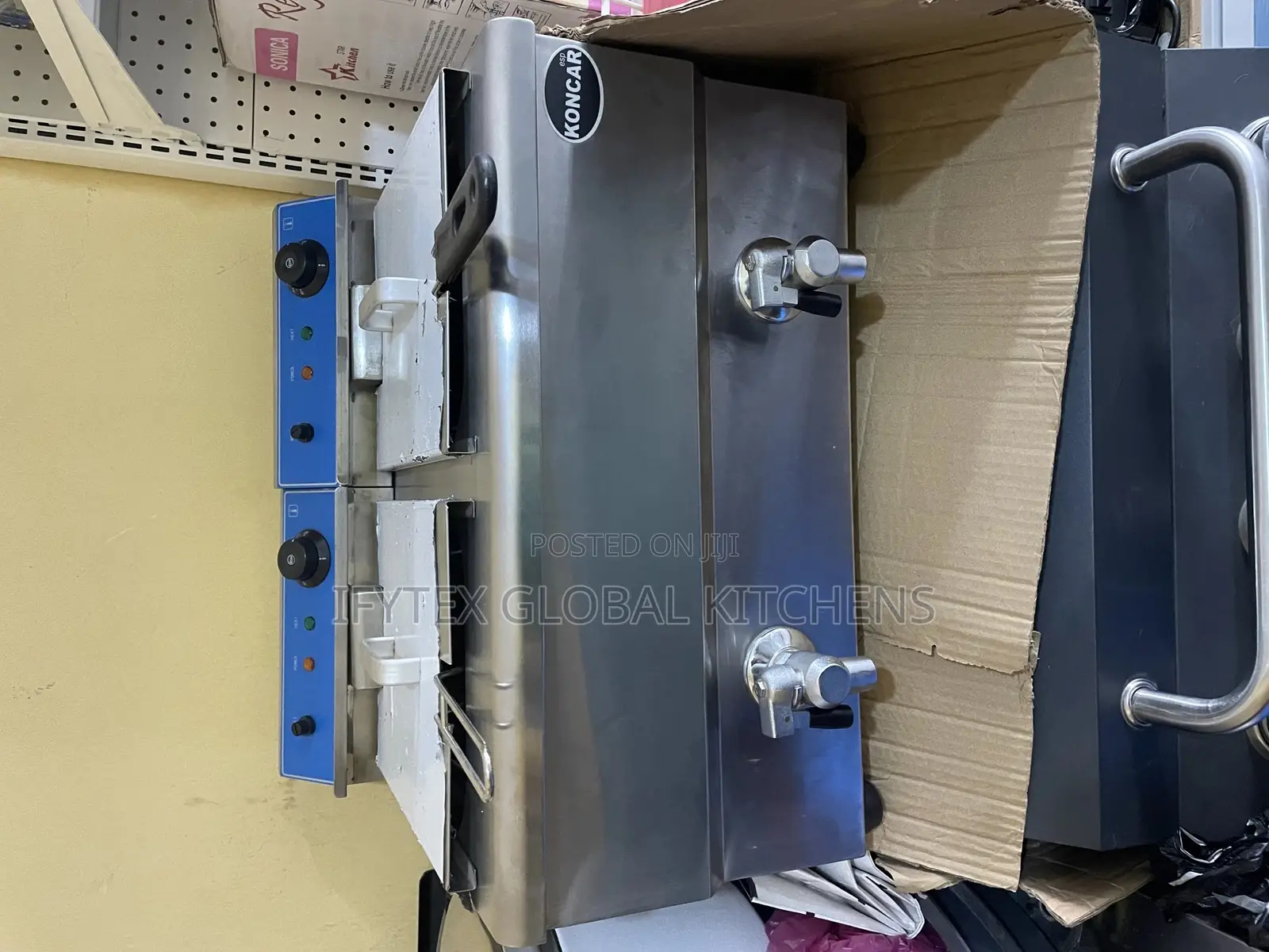 16/16 LTRS Deep Fryer Electric Double Layer