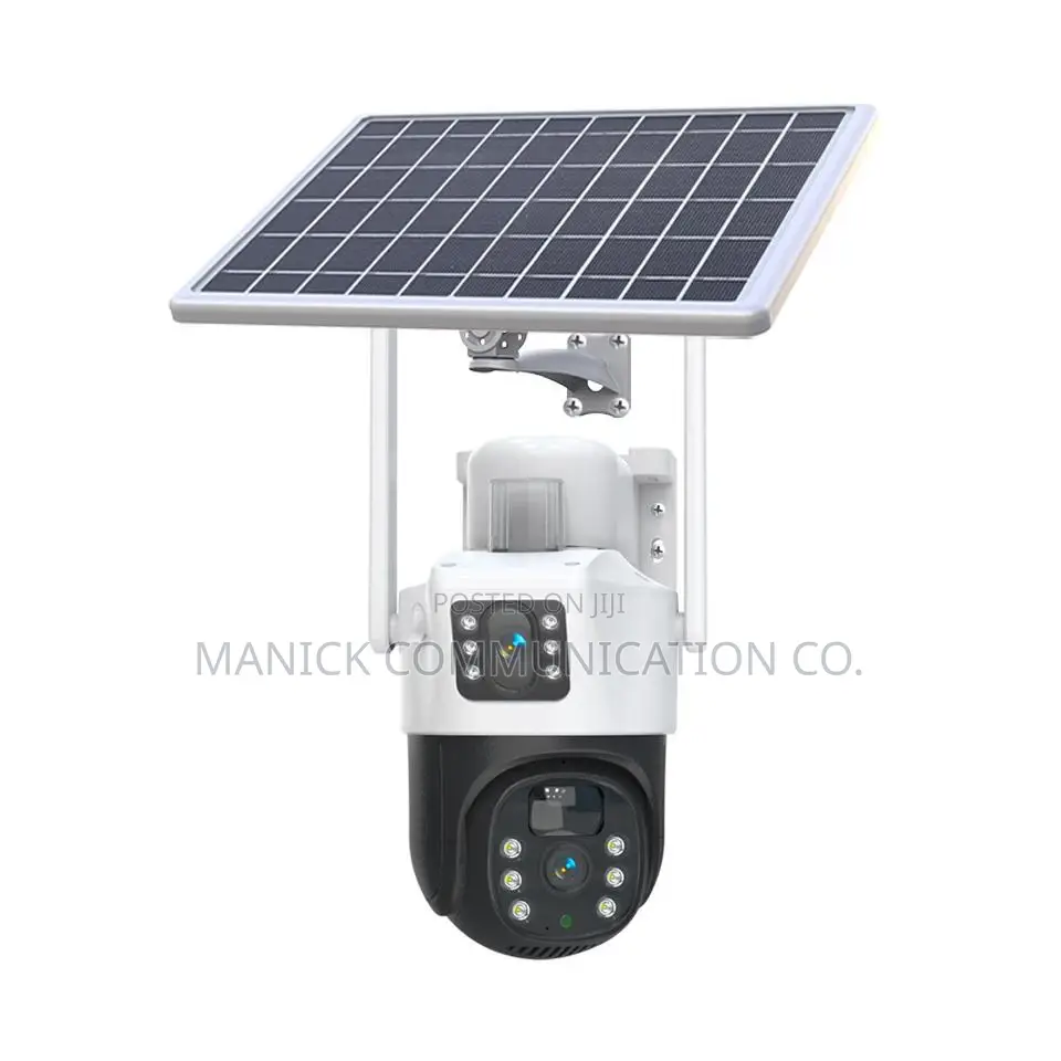 Solar PTZ Double Lens Wireless Camera