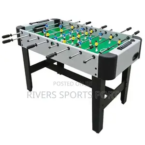 Deluxe 4ft Table Soccer With Accessories Foosball Bar
