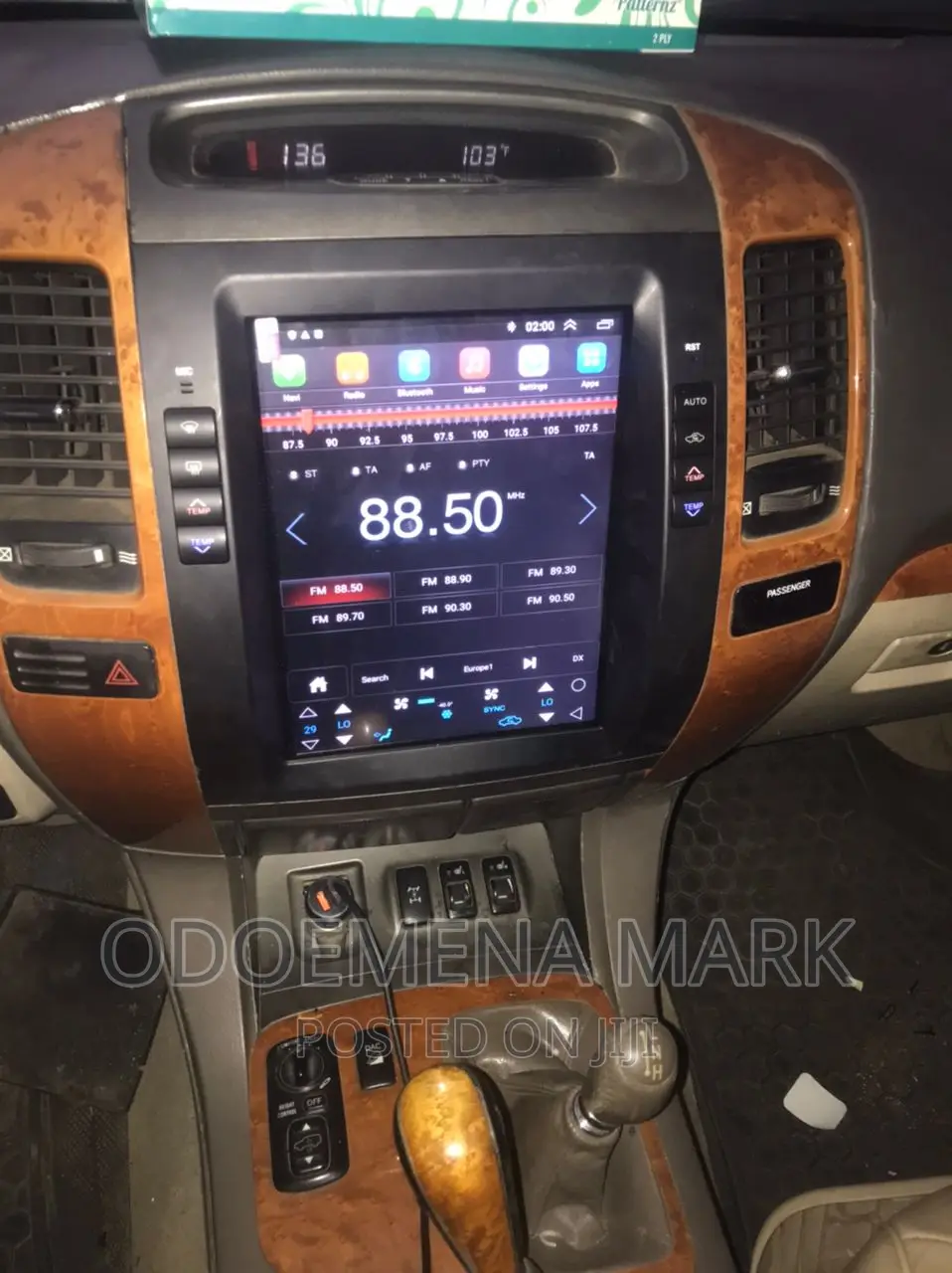 Gx470/ Lexus Android Screen Navigation System Bluetooth Usb
