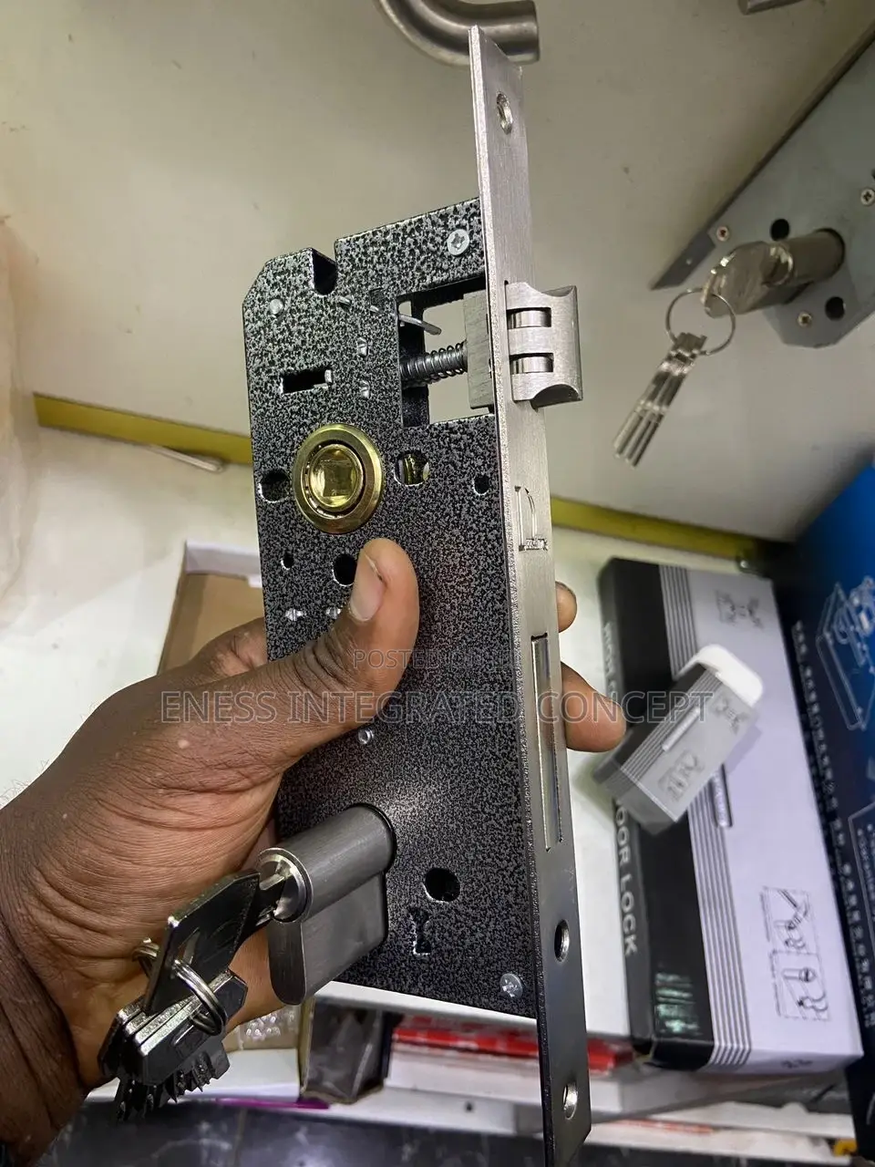 Engine Lock Body With Cylinder