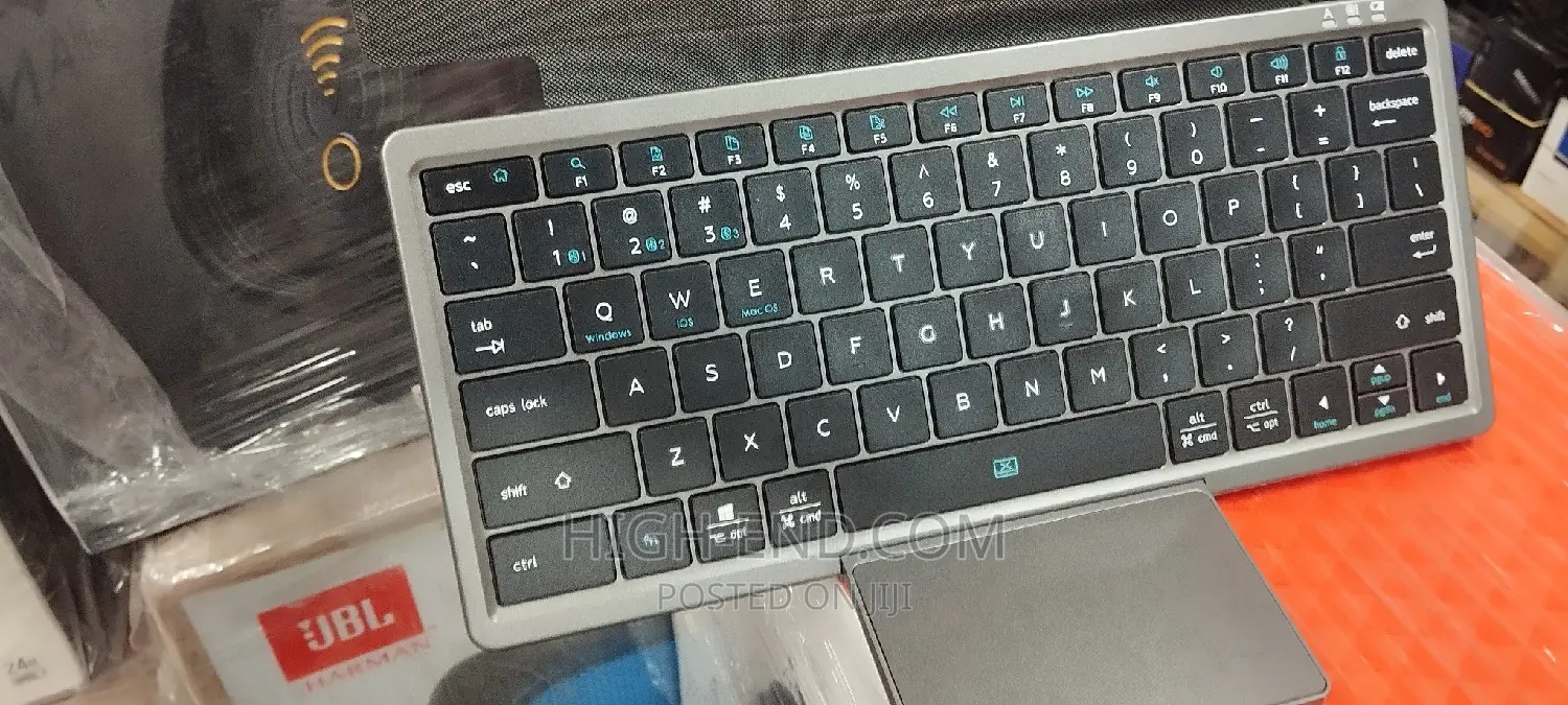 Kf8700 Rechargeable Wireless Keyboard With Touch Pad