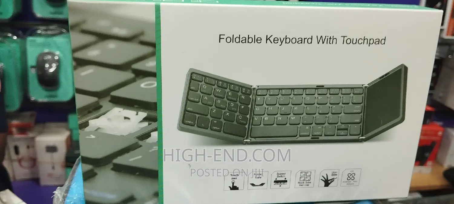 Foldable Bluetooth Keyboard With Touch Pad