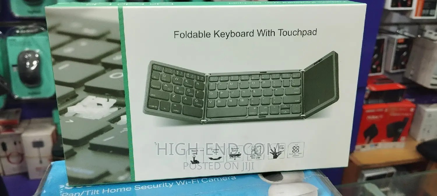 Foldable Bluetooth Keyboard With Touch Pad