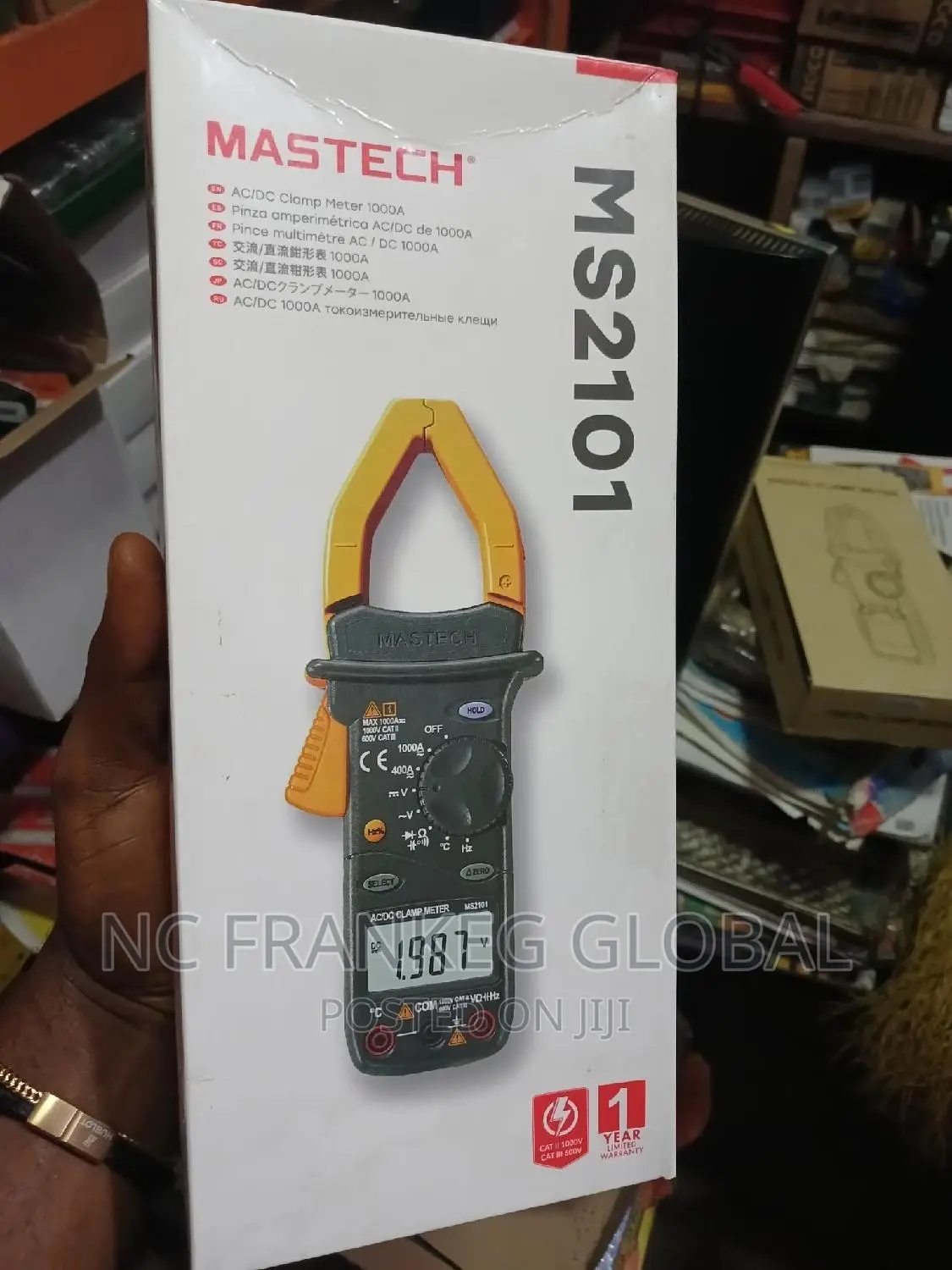 Ac/Dc Digital Mastech Clamp Meter