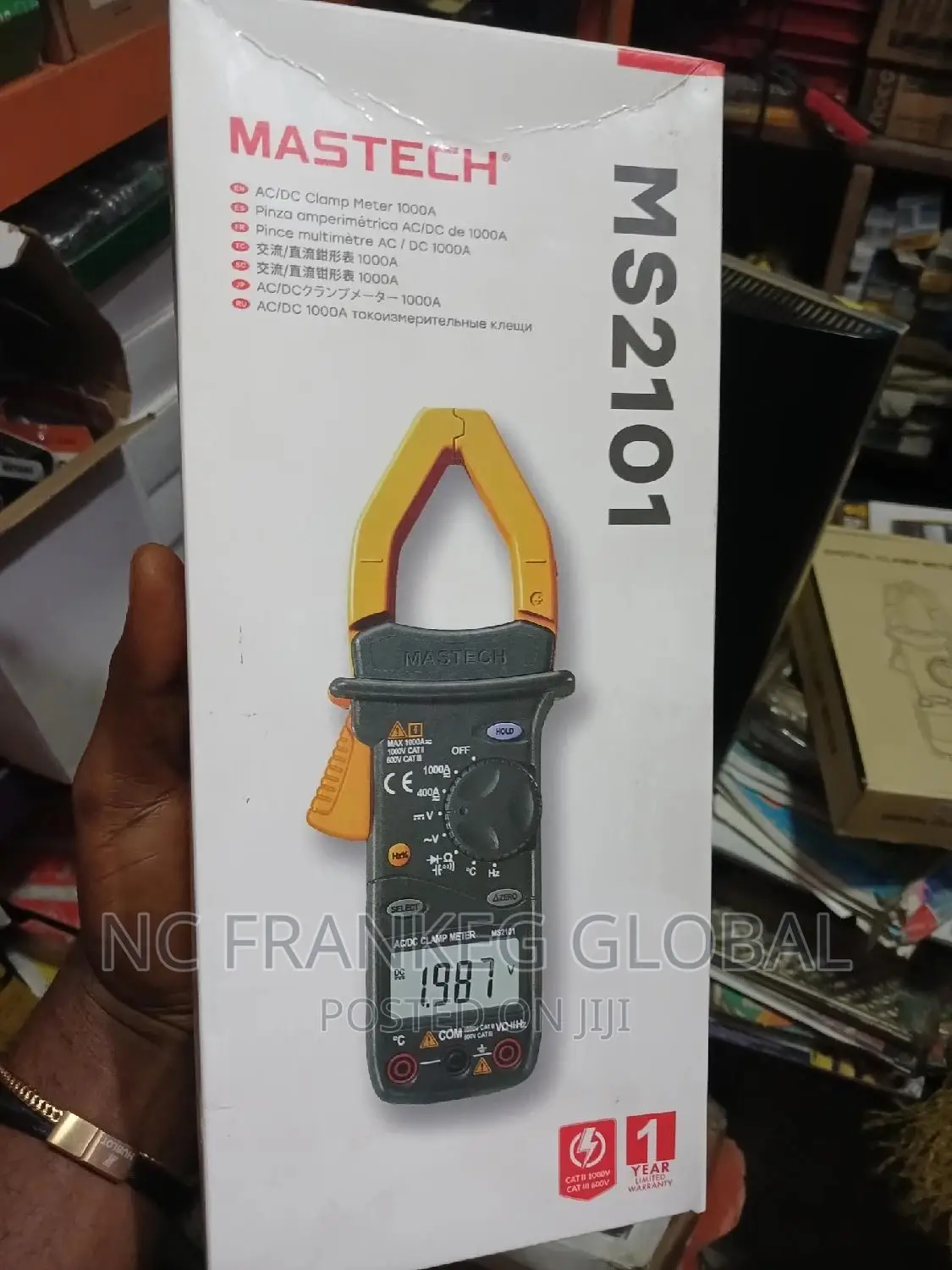 Ac/Dc Digital Mastech Clamp Meter